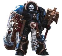TOYVERSE JOYTOY Figura de acción 1/18 Warhammer 40,000, Capellán Ultramarines en Armadura Terminator, Modelo de Personaje con Articulaciones Móviles, 15 Años y Más