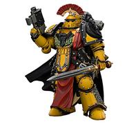 Toyverse JOYTOY Imperial Fists Legion Praetor MK III Armour | Figura de acción a escala 1/18 Warhammer Horus Herejy manos intercambiables Power Sword Bolt Pistol base de exhibición 15+