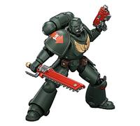 TOYVERSE JOYTOY Warhammer 40.000 Dark Angels Intercessor con Pistola de Perno y Espada de Cadena, Escala 1/18, Figura de acción Modelo a Partir de 15 años