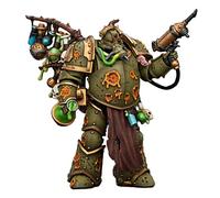 TOYVERSE JOYTOY Warhammer 40,000 Death Guard Biologus Putrifier con Pistola inyectora y granadas Hiper-epizootias, Escala 1/18, Modelo de Personaje a Partir de 15 años