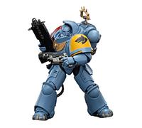 TOYVERSE JOYTOY Warhammer 40.000 Game Edition Space Wolves Heavy Intercessor - Figura de acción articulada a Escala 1/18 de 12,7 cm con Bolter Pesado y Pistola de Perno, Coleccionable para Mayores de