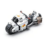 TOYVERSE Joytoy Warhammer 40.000 White Scars Raider - Rueda de combate con rifles de perno acoplados bifurcados, escala 1/18, vehículo de recogida a partir de 15 años