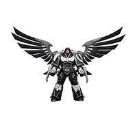 TOYVERSE JOYTOY Warhammer The Horus Heresy Raven Guard Corvus Corax, Primarca de la XIX Legión con garras de rayo hechas a mano, pistolas arqueotecnológicas y látigo a escala 1:18, figura de acción 15
