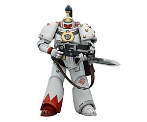 TOYVERSE JOYTOY Warhammer The Horus Heresy White Scars Vth Legion MKVI Corvus Armadura Tactical Legionary 1/18 Escala Figura de Acción Movible Figura Coleccionable 15+