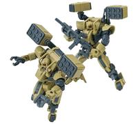 TOYVERSE Sheik Mainland 1/144, Figura Model Kit, Super Mobile Battle Mech, Combat Engineer, Little Martin Yellow, 2 unidades, articulaciones móviles, modelo de personaje, a partir de 15 años