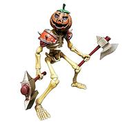 TOYVERSE YOTOTOY - Figura de acción a escala 1/12, embaucador sonriente con hachas, 18 cm, esqueleto de redención fantasma, línea nocturna, tramposos, cabeza de calabaza alternativa, armadura