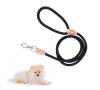 Toyvian 1.25M Correa de Entrenamiento para Perros de Resistente con de y Gancho Metálico para Paseos y