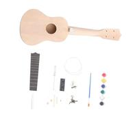 Toyvian 1 Juego 21 Ukelele De Bricolaje Hawaii Ukelele Kit De Bricolaje Ukelele Soprano Kit De Bricolaje De Ukelele Simple Guitarra Acústica De Arranque Instrumentos Musicales Para Adultos