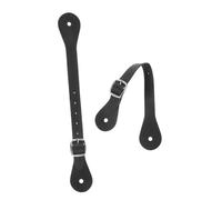 Toyvian 1 Juego Correa Ajustable Para Espuelas De De Pu Diseño Vintage Para Ecuestres Y Actividades De Equitación Estable Y Estilo Cohesivo Color Negro Sintético 2 Piezas