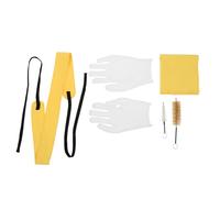 Toyvian 1 juego de cepillos de limpieza para saxofón, clarinete, flauta, trompeta, instrumentos, hisopo, paño de limpieza con guante para saxofón alto, tenor, soprano, músicos y estudiantes.