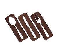 Toyvian 1 Juego De Vajilla Cuchillo Y Tenedor Pegatinas De Pared Cubiertos Decoración Colgante Soporte De Bienvenida Decoración Del Hogar Números Decoración Rústica Cuchara