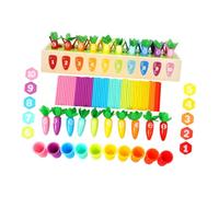 Toyvian 1 Juego educativos Jugando The Learning Game Family Games Taco Madera Toys Brain Toys Juguetes de Juego a Juego Divertidos Juguetes de Bloques de Madera Colorful