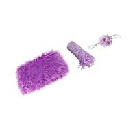 Toyvian 1 Juego Envoltorio De Cesta De Sesión De Fotos Envolturas Onduladas Largas De Fondo De Bebé De Telas Para Fotografia Púrpura Venda Antiguo Recién Nacido