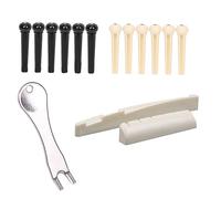 Toyvian 1 Juego extractor de clavos de guitarra de madera kit de accesorios para sacar clavos de guitarra pasadores guitarras kit de extractor de clavos de guitarra clavijas de cuerda