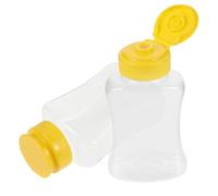 Toyvian 1 Juego Frascos Vacíos de con Embudo y Dosificador Antigoteo de Botellas para Salsas y Condimentos Reutilizables y Transparentes para Cocina y Almacenamiento de