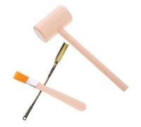 Toyvian 1 Juego Herramientas de Excavación Kit Arqueología Madera con Martillo y Pincel Desarrollar Creatividad y Habilidades Prácticas