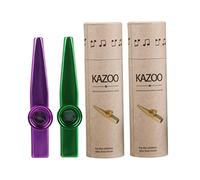 Toyvian 1 Juego kazoo instrumento musical mirlitón mirlitones musicales acompañamiento de guitarra instrumentos musicales organos musicales instrumento de boca juguete educativo