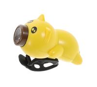 Toyvian 1 Juego Lámpara Recargable para Bicicleta Infantil con Timbre Luz Delantera de Cerdito para Accesorio Multifuncional para Paseos para Bicicletas y Scooters
