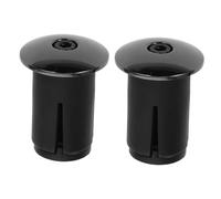 Toyvian 1 Juego Mango De Aleación De Aluminio Ciclismo Negro Extremos De Barra Azul Fin Tapones para Bicicletas De Tapas De Bicicleta De Carretera 2 Piezas
