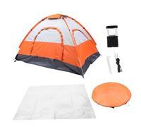 Toyvian 1 Juego Refugio de Playa Profesional de Personas Tienda de Camping Portátil con Protección UV Ventilación y Accesorios Incluidos para Actividades y Picnics