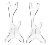 Toyvian 1 par Soporte de Flauta Vertical Transparente de Acrílico Organizador de Instrumentos Estante de Exhibición para de Bambú y Grabadoras para Hogar y Práctica