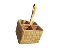 Toyvian 1 Pc Organizador De Almacenamiento De Escritorio Cesta De Almacenamiento De Mesa De Té Contenedores De Escritorio Cesta De Aperitivos De Cocina Rota De Madera Papelería