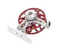 Toyvian 1 Pieza de Pesca de Metal Premium Accesorio Duradero para Pesca para Surfcasting y Hielo Diseño Ergonómico Color Rojo con Base Perforada