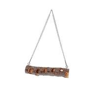 Toyvian 1 Pieza Palo De Mordedura De Madera De Manzana Pájaros Natural Pájaro Masticable Perca Periquitos Masticar Vistoso Morder Toy De Loro Colgante Palo De Pie De Pájaro Marrón