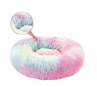 Toyvian 1 Pieza Redonda de Peluche Mascotas Colchoneta y Cálida Perros Duradera