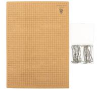 Toyvian 1 Set Tablero de Corcho para Macramé Alfileres en T, para Proyectos de Pulseras y Manualidades