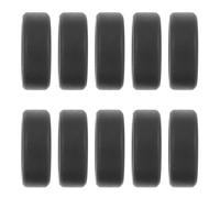 Toyvian 10 Anillos Deportivos de Silicona para Hombre Tamaño 8 Color Negro Diseño Elástico y Transpirable Anillos Deportivos para Dedos Accesorios Cómodos para Actividades al Aire