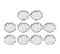 Toyvian 10 Filtros Reutilizables de Malla Metálica de Acero Inoxidable para Moxibustión Filtro de Repuesto Antigoteo y Protección contra Cenizas Accesorios para Terapia de Moxa Paquete