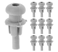 Toyvian 10 Ganchos para Maletero de Coche SUV, Clips Ajustables de Plástico Resistente para Organizador de Carga, Accesorios para Almacenamiento en Baúl, Gancho para Bolsas y Equipaje