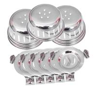 Toyvian 10 Juegos Repuestos Válvula Olla Rápida Antibloqueo con Cubiertas y Soportes Compatibles para Ollas de Aluminio y Cocina Eléctrica