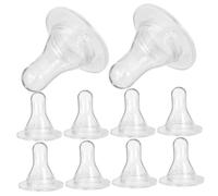 Toyvian 10 Piezas Biberón de Alimentación para Corderos y Terneros con Tetinas de Silicona para Ganado Resistente y Duradero de Usar