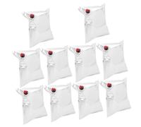 Toyvian 10 Piezas Bolsas Reutilizables para Vino con Capacidad Unidades Bolsas Dispensadoras Portátiles para Bebidas para Fiestas y Viajes