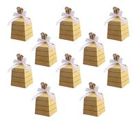 Toyvian 10 Piezas Caja de Dulces de Boda Caja de Obsequio Forma de Colmena para Regalos para Shower Cumpleaños Eventos Especiales
