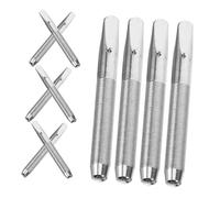 Toyvian 10 Piezas Clavijas de Afinación de Piano Profesionales, Herramientas de Reparación y Mantenimiento, Acero Resistente, Color Plateado, Kit para Ajuste Preciso y Afinación