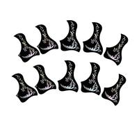 Toyvian 10 Piezas Golpeador De Guitarra De Plástico Protector Para Guitarra Acústica Folk Para Protección Conciertos o Ensayos