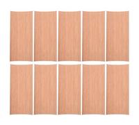 Toyvian 10 Piezas Láminas de Cedro para Humidor de Cigarros Tiras de Cedro Natural para Caja de Cigarro para Conservar Aroma y Frescura