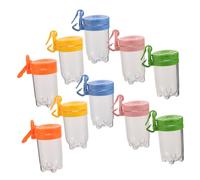 Toyvian 10 Piezas Tanque de observación de Insectos Visor de Insectos para Frascos de Ciencias Caso de recolección de muestras el plastico