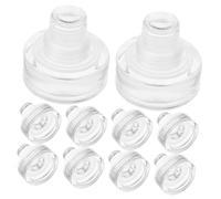 Toyvian 10 piezas Tapón Hermético para Botella de Vino T de Cierre Seguro y Práctico para Botellas de Vidrio Adecuado para Uso Doméstico y Profesional