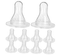 Toyvian 10 piezas Tetinas para Alimentación de Corderos y Ovejas de Silicona Resistente Chupete para Leche de Terneros y Animales Recién Nacidos Práctico y Duradero para Cría de Ganado