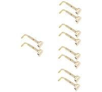 Toyvian 10 Piezas Tornillo De Mentonera Para Violín Útiles Tornillos Para La Mentonera Abrazadera De Violín Tornillo De Violín Accesorios Para Violín Latón Reemplazar Herramienta Auxiliar