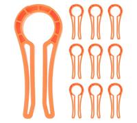 Toyvian 10 Unidades Bloqueo de Perilla de Estufa de Gas, Protector de Cocina de Plástico Resistente al Calor, Seguro y Conveniente para Hogares Modernos y Familias