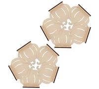 Toyvian 10 Unidades Calabazas Pequeñas de Madera Pintables para Manualidades de Otoño, Decoración Ligera en Forma de Calabaza Rústica para Espacios Pequeños y Fiestas