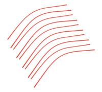 Toyvian 10 Unidades Tubo de Alimentación Reutilizable y Fácil de Limpiar para Corderos Rojo de Caucho Flexible Tamaño 37.7x0.7cm para Ganado y Cachorros Recién Nacidos