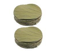 Toyvian 100 Hojas De Para Sushi Para Emplatar Sushi Para Envolver Dim Sum Redondas Para Envolver Alimentos Chinas Para Decorar Platos Hojas De Color Verde Oliva