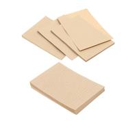 Toyvian 100 Hojas Papel de Carta Retro de Papel Kraft, 100 Hojas por | Tono Caqui, Estilo Vintage y Simple, para Escritura Artística y Práctica de Caligrafía