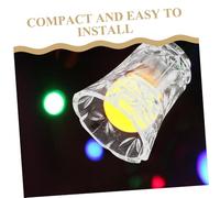 Toyvian 100 Piezas Accesorios para Campanas de Viento LED Pequeñas Campanas Colgantes para Decoración de Jardín Fiesta y Interiores y Exteriores